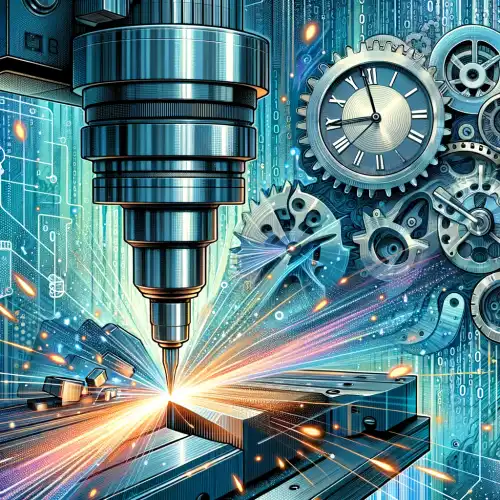 Modern art featuring time and machining