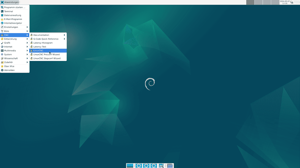 Debian Oberfläche