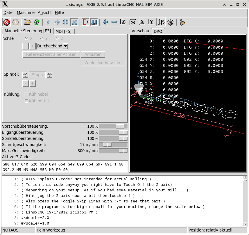 axis GUI